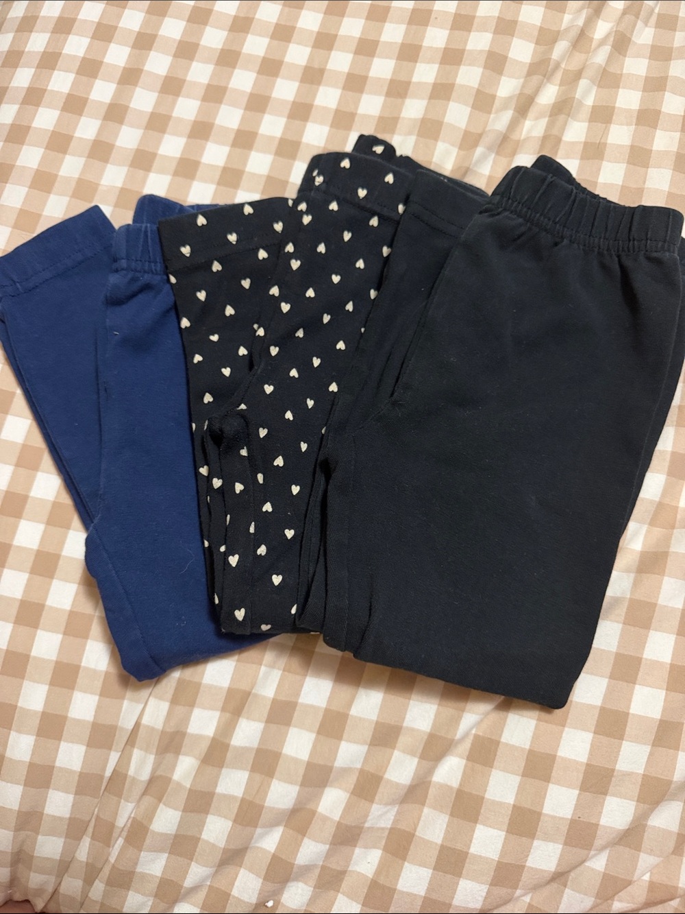 Hanna Andersson Black Leggings 3 Pairs 3T